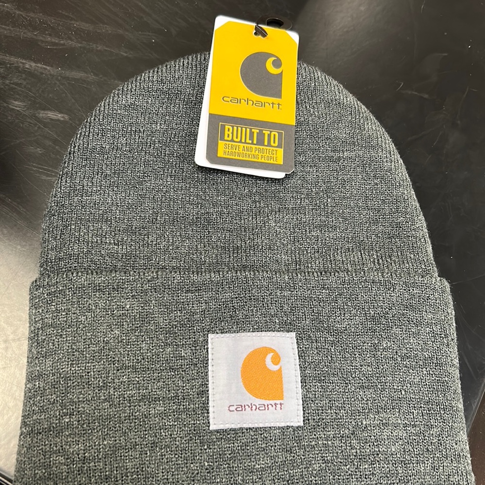 Gray carhartt beanie